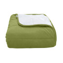 Покрывало стеганое полоса Barkhat 231 зеленое 160x220 см