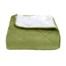 Покривало стьогане ромб Barkhat 231 зелене 220x240 см