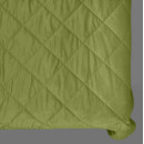 Покривало стьогане ромб Barkhat 231 зелене 220x240 см
