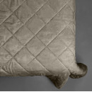 Покривало стьогане ромб Sparta 38 коричневе 200x220 см