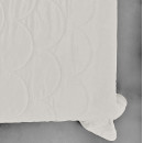 Покривало стьогане черепиця Sparta 09 світло-сіре 200x220 см