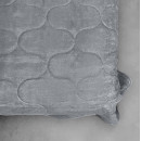 Покривало стьогане еліпс Sparta 22 темно-сіре 220х240 см