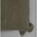 Покривало стьогане хвиля Sparta 38 коричневе 200x220 см