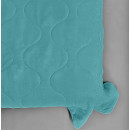 Покрывало стеганое волна Sparta 45 бирюзовый 220х220 см