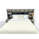 Покривало стьогане квадрат Sparta 02 бежеве 220х220 см