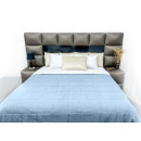 Покрывало стеганое квадрат Sparta 30 голубое 240х260 см