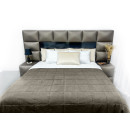 Покривало стьогане квадрат Sparta 38 коричневе 200x220 см