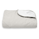 Покрывало стеганое лабиринт Sparta 09 светло-серое 150х220 см