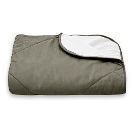 Покрывало стеганое лабиринт Sparta 38 коричневое 200x220 см