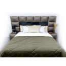 Покрывало стеганое лабиринт Sparta 38 коричневое 200x220 см