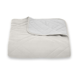 Покрывало стеганое мозаика Sparta 09 светло-серое 200x220 см