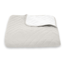 Покрывало стеганое пирамида Sparta 09 светло-серое 150х220 см