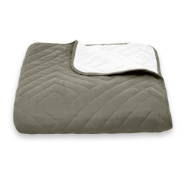 Покривало стьогане піраміда Sparta 38 коричневе 200x220 см