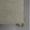 Покривало стьогане піраміда Sparta 38 коричневе 200x220 см