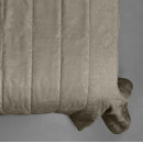 Покрывало стеганое полоса Sparta 38 коричневое 160x220 см