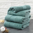 Банное полотенце 1023 махровое 70х140 см (бордюр ЗАГАДКА) оливковое 3203