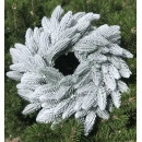 Різдвяний вінок Classic литий d-45 см засніжений Green snowy