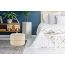 Пуф Zlata TM525 Ivory / Gold