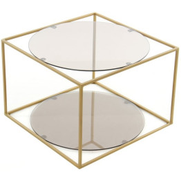 Стол Cube SM110 Grey/Gold