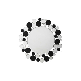 Настенное зеркало Chelsy SM1925 Silver/Black