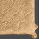 Покривало стьогане еліпс Barkhat 110 темно-золоте 240x240 см