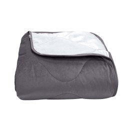 Покрывало стеганое волна Barkhat 235 темный шоколад 240x260 см