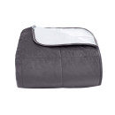 Покрывало стеганое квадрат Barkhat 235 темный шоколад 160x220 см