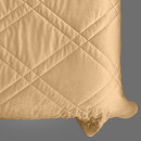 Покрывало стеганое мозаика Barkhat 110 темно-золотое 150x220 см