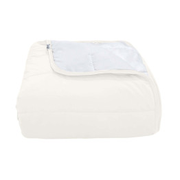 Покрывало стеганое полоса Barkhat 159 молочное 200x220 см