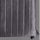 Покрывало стеганое полоса Barkhat 235 темный шоколад 160x240 см