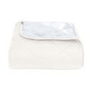 Покрывало стеганое ромб Barkhat 159 молочное 240x240 см