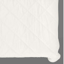 Покрывало стеганое ромб Barkhat 159 молочное 240x240 см