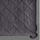 Покривало стьогане ромб Barkhat 235 темний шоколад 240x240 см