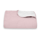 Покривало стьогане еліпс Sparta 24 світло-рожеве 240х240 см