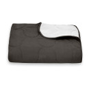 Покривало стьогане еліпс Sparta 39 темно-коричневе 150х220 см