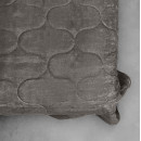 Покривало стьогане еліпс Sparta 39 темно-коричневе 150х220 см