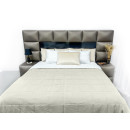 Покривало стьогане квадрат Sparta 05 молочне 220х240 см