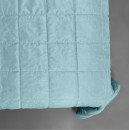 Покривало стьогане квадрат Sparta 32 темно-бірюзовий 240х260 см