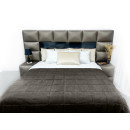 Покривало стьогане квадрат Sparta 39 темно-коричневе 130x240 см