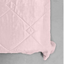 Покрывало стеганое лабиринт Sparta 24 светло-розовое 240х260 см