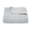 Покривало стьогане мозаїка Sparta 11 сіре 150х220 см