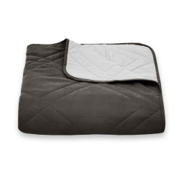 Покрывало стеганое мозаика Sparta 39 темно-коричневое 200x220 см