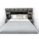 Покривало стьогане піраміда Sparta 11 сіре 150х220 см