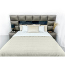 Покрывало стеганое полоса Sparta 05 молочное 220х240 см