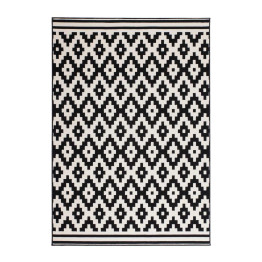 Килим Now! 300 Black/White 160х230