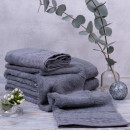 Рушник для обличчя 5285 махровий 50х90 см CATALINA сірий 17-4402