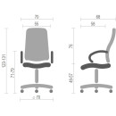 Офісне крісло Arizona Soft EX MB Brown (LC-K)