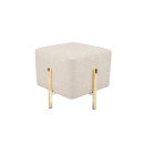 Пуф-стілець Dik TDM200 Cream / Gold