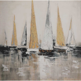 Картина Sailboats 100х100 cm