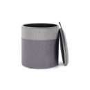 Пуф Aram T125 Lightgrey / Darkgrey